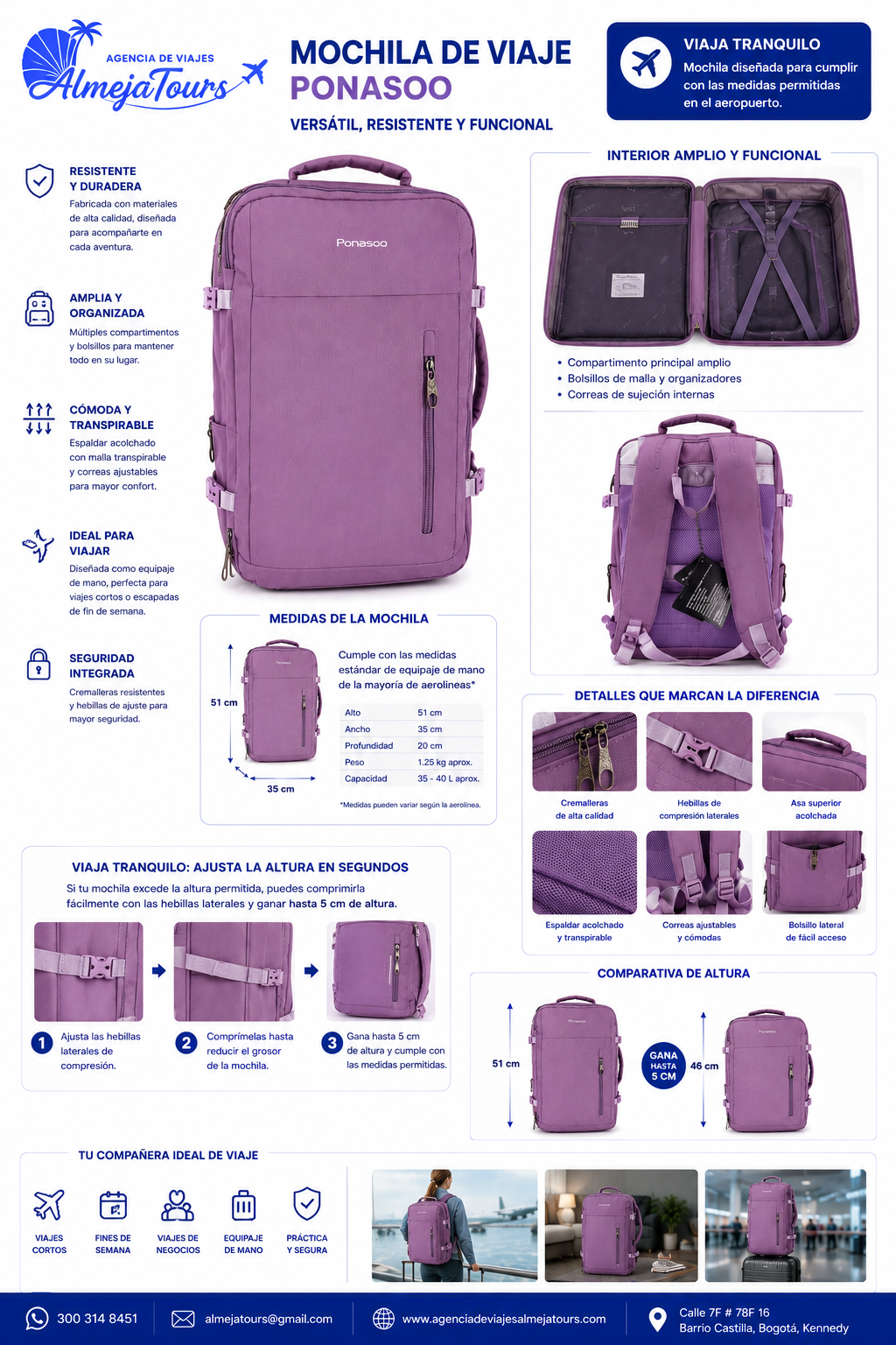 Mochila o articulo personal