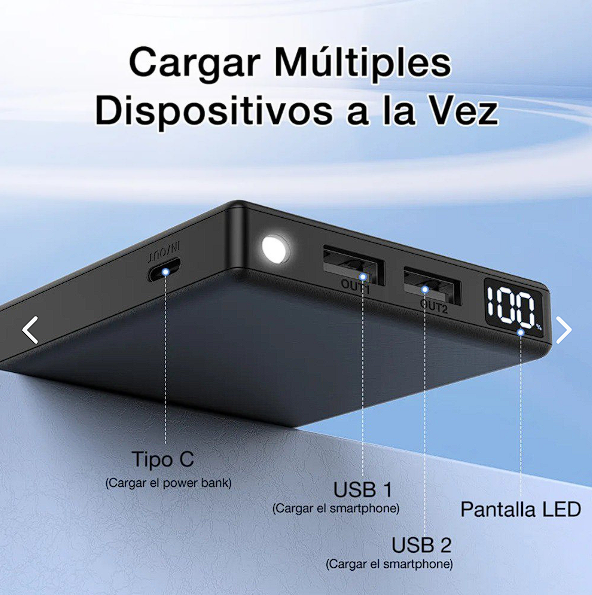 Power Bank Bateria portátil
